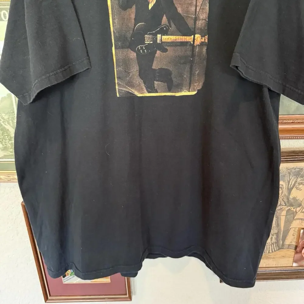 Vintage 2005 John Mellencamp Words And Music Black‎ Rock Tour Shirt Size 2XL